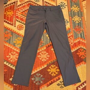 Men's Lululemon ABC classic slate gray 34x32